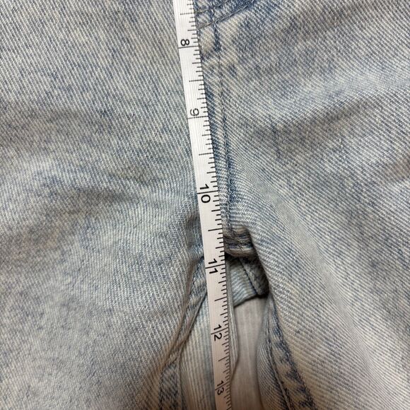 BDG High Rise Baggy Jeans Size 24 Heavy Denim Stone Wash Retro 90s Boyfriend - Picture 6 of 7